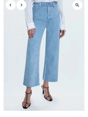 NWT Pistola Penny Crop Wide-Leg Jeans size 27